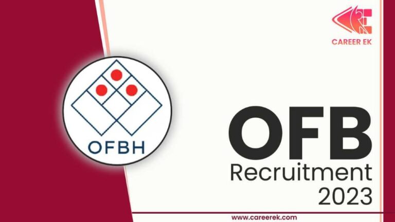 OFB Recruitment 2023