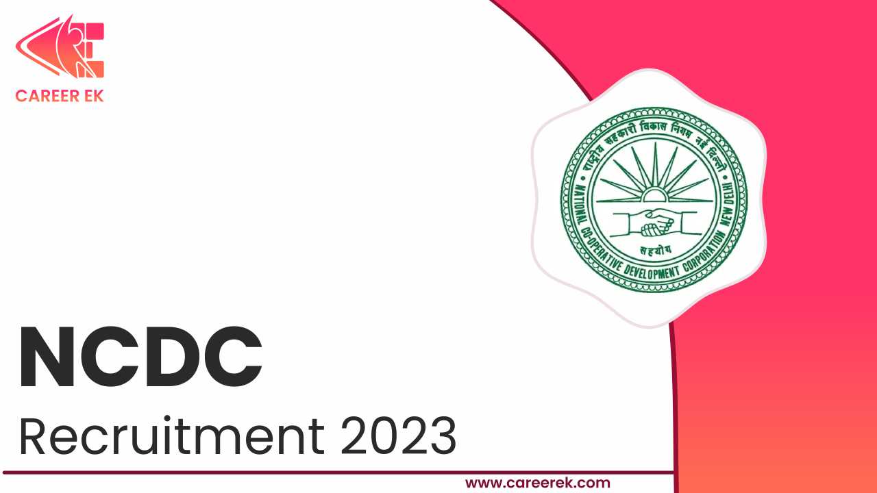 NCDC RECRUITMENT 2023