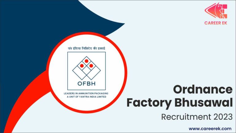 Ordnance Factory Bhusawal Recruitment 2023