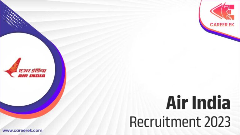 Air India Recruitment 2023