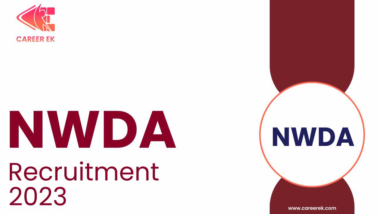 NWDA Recruitment 2023