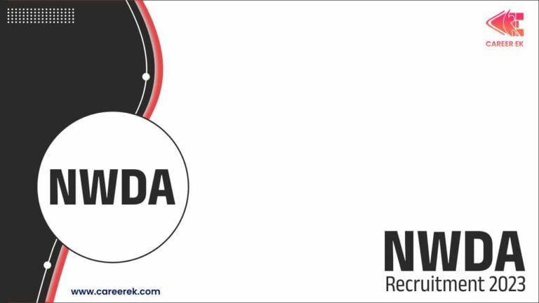 NWDA Recruitment 2023