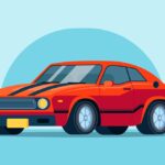 transport flat muscle car illustration 23 2149450022